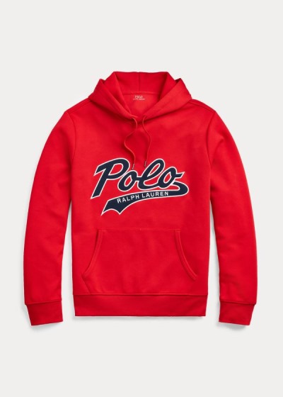 Sudaderas Con Capucha Polo Ralph Lauren Hombre Rojos - Double-Knit Logo - MNWFA6873